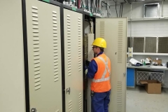 Half Diamond R Electric 5KV VFD Installation for the Enbridge Pipelines Regina Terminal.