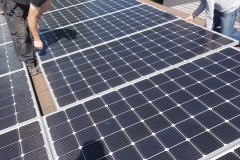 11.2 KW Grid-Tie Rooftop Solar Panel System installed by Half Diamond R Electric